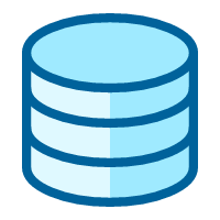 A cloud computing icon